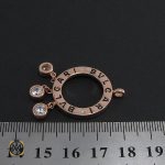 4 مدال نقره زنانه طرح بولگاری - کد 3042 - تصویر 4