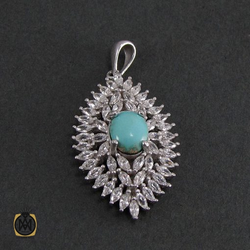 سرویس فیروزه نیشابور زنانه طرح مهسان - کد 7047 - تصویر 4