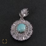 4 سرویس فیروزه نیشابور زنانه طرح آرامش - کد 7039 - تصویر 4