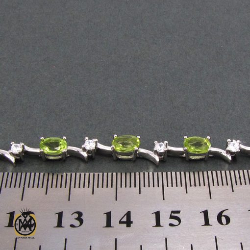 دستبند زبرجد زنانه طرح بهاره - کد 1030 - تصویر 4