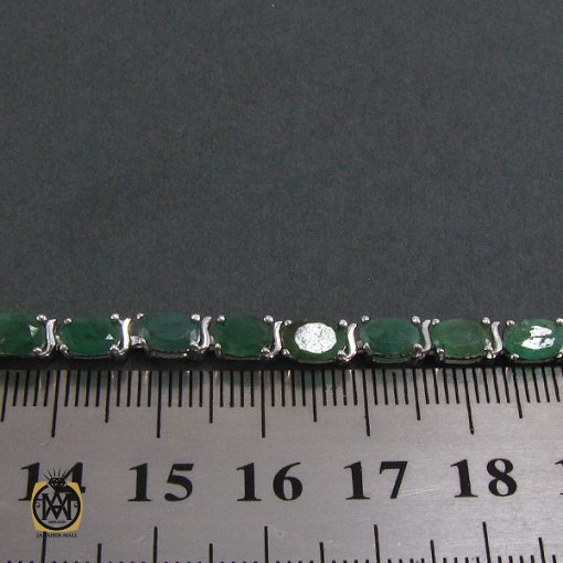 دستبند زمرد زنانه طرح مهسان - کد 1041 - تصویر 4