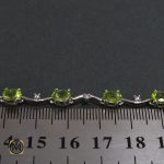 4 دستبند زبرجد زنانه طرح هنگامه - کد 1046 - تصویر 4