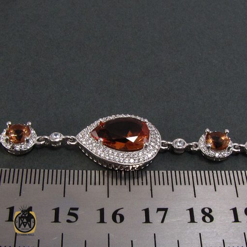 دستبند زولتنایت زنانه طرح گلشن - کد 1051 - تصویر 4