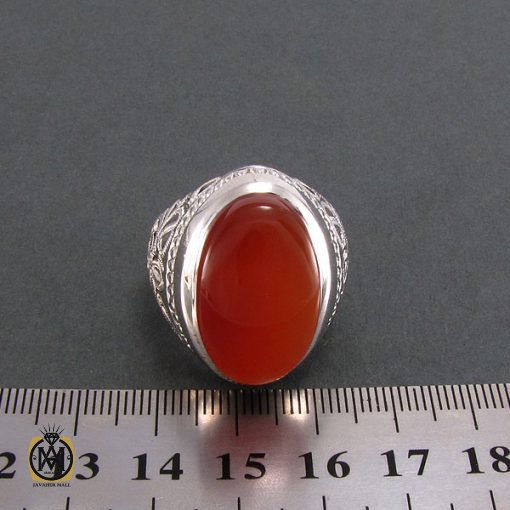 انگشتر عقیق یمن مردانه مرغوب - کد 8208 - تصویر 4