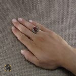 5 انگشتر عقیق قرمز مردانه - کد 8230 - تصویر 5