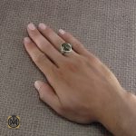 5 انگشتر چشم ببر اصل و معدنی مردانه - کد 8235 - تصویر 4