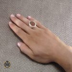 انگشتر عقیق یمن با حکاکی یا قاضی الحوائج السائلین - کد 8269 - تصویر 5