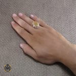 5 انگشتر عقیق یمن مردانه با حکاکی توکلت علی الله - کد 8272 - تصویر 5