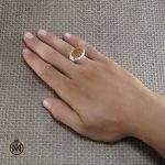 انگشتر عقیق یمن مردانه با حکاکی علی رکن الایمان - کد 8278 - تصویر 5