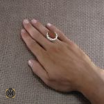 5 انگشتر عقیق یمن با حکاکی بابی انت و امی یا امیرالمومنین - کد 8284 - تصویر 5