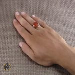 5 انگشتر عقیق یمن مردانه - کد 8303 - تصویر 5
