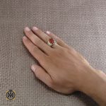 انگشتر عقیق یمن مردانه - کد 8304 - تصویر 5