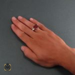 5 انگشتر عقیق قرمز مردانه - کد 8314 - تصویر 5