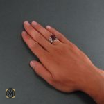 5 انگشتر عقیق قرمز مردانه - کد 8317 - تصویر 5