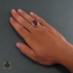 5 انگشتر عقیق قرمز مردانه - کد 8334 - تصویر 5