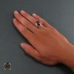 5 انگشتر عقیق قرمز مردانه - کد 8336 - تصویر 5