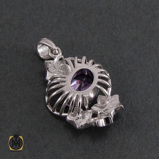 سرویس نقره و میناکاری زنانه طرح سنبل - کد 7043 - تصویر 5