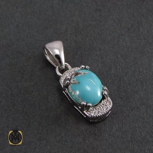 سرویس فیروزه نیشابور زنانه طرح نيايش - کد 7050 - تصویر 5