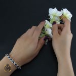 5 دستبند یاقوت کبود زنانه طرح گیتی - کد 1033 - تصویر 5