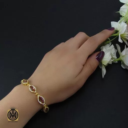 دستبند زولتنایت زنانه طرح مهتاب - کد 1040 - تصویر 5