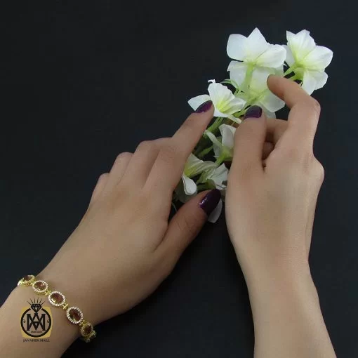 دستبند زولتنایت زنانه طرح مهوش - کد 1050 - تصویر 5