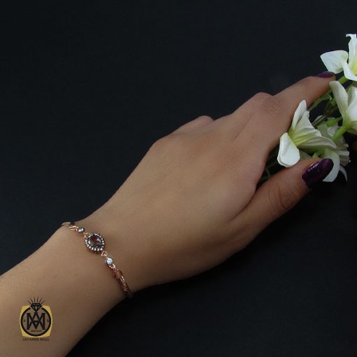 دستبند زولتنایت زنانه طرح فروغ - کد 1054 - تصویر 5