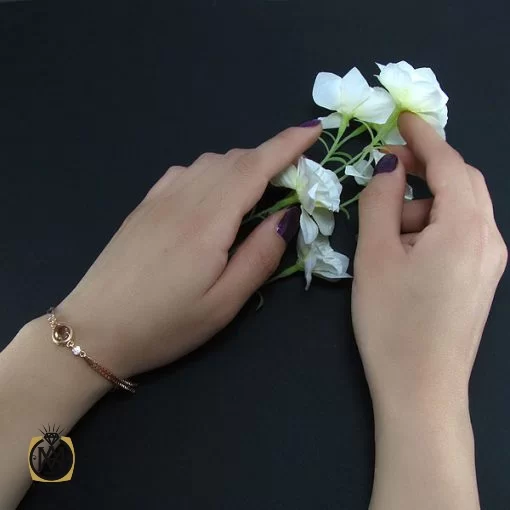 دستبند زولتنایت زنانه طرح الیسا - کد 1058 - تصویر 5