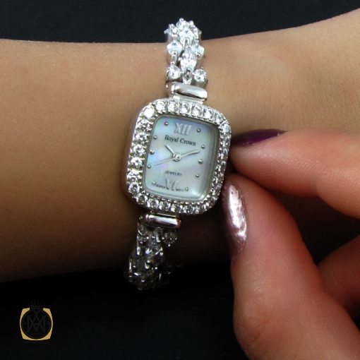 6 ساعت نقره زنانه رویال کرون - کد 6001 - تصویر 6