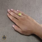 6 انگشتر عقیق یمن مردانه با حکاکی شرف الشمس استاد ضابطی - کد 8264 - تصویر 6