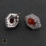 6 سرویس عقیق زنانه طرح کیانا - کد 7046 - تصویر 6