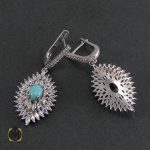 6 سرویس فیروزه نیشابور زنانه طرح مهسان - کد 7047 - تصویر 6