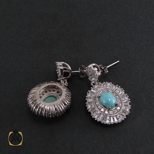 سرویس فیروزه نیشابور زنانه طرح آرامش - کد 7039 - تصویر 6