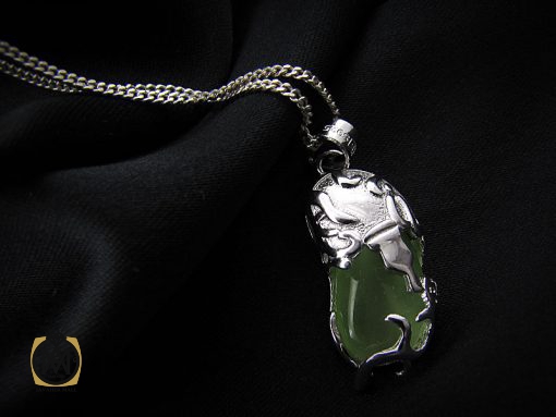 00 مدال چشم گربه زنانه طرح پارمیس - کد 3024 - تصویر 5