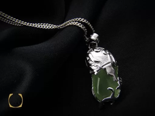 مدال چشم گربه زنانه طرح پارمیس - کد 3024 - تصویر 5