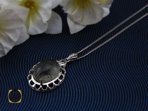 مدال کوارتز روتایل زنانه طرح شادی - کد 3112 - تصویر 5