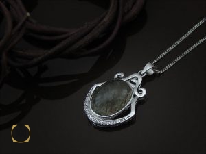 مدال کوارتز روتایل زنانه طرح نوشین - کد 3113 - تصویر 5