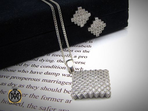 سرویس نقره زنانه طرح فرحناز - کد 7076 - تصویر 7