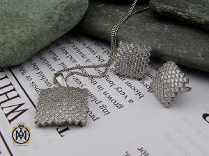 00 سرویس نقره زنانه طرح نازيلا - کد 7085 - تصویر 7