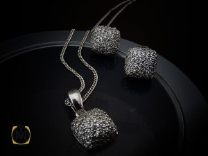 سرویس نقره زنانه طرح نيلوفر - کد 7090 - تصویر 7