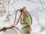 مدال چشم گربه زنانه طرح فرانک - کد 3029 - تصویر 5