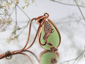 00 مدال چشم گربه زنانه طرح فرانک - کد 3029 - تصویر 5