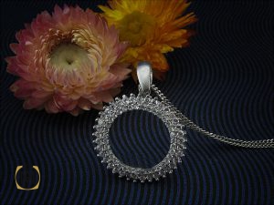 00 مدال نقره زنانه طرح روکسانا - کد 3114 - تصویر 5
