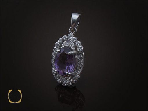 مدال آمتیست زنانه طرح نیایش- کد 3116 - تصویر 5