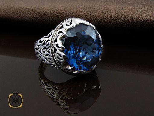 انگشتر توپاز لندن مردانه مرغوب و ارزشمند - کد 8533 - تصویر 6