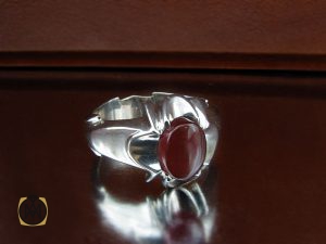 انگشتر عقیق یمن مرغوب مردانه رکاب هنر دست استاد قاسمی - کد 8559 - تصویر 6