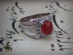 انگشتر عقیق یمن مردانه مرغوب - کد 8560 - تصویر 6