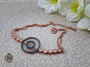 00 دستبند نقره طرح تبسم زنانه - کد 1070 - تصویر 6