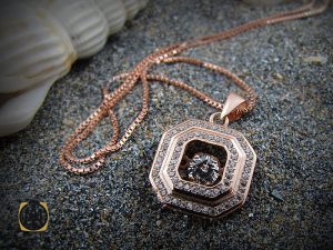 00 مدال نقره زنانه طرح هما - کد 3019 - تصویر 5