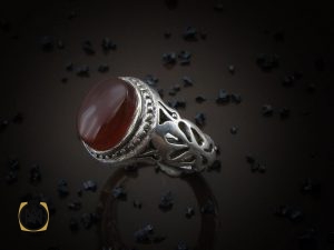00 (7) انگشتر عقیق یمن مردانه دست ساز - کد 8512 - تصویر 6