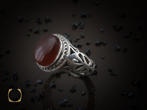 00 (7) انگشتر عقیق یمن مردانه دست ساز - کد 8512 - تصویر 6